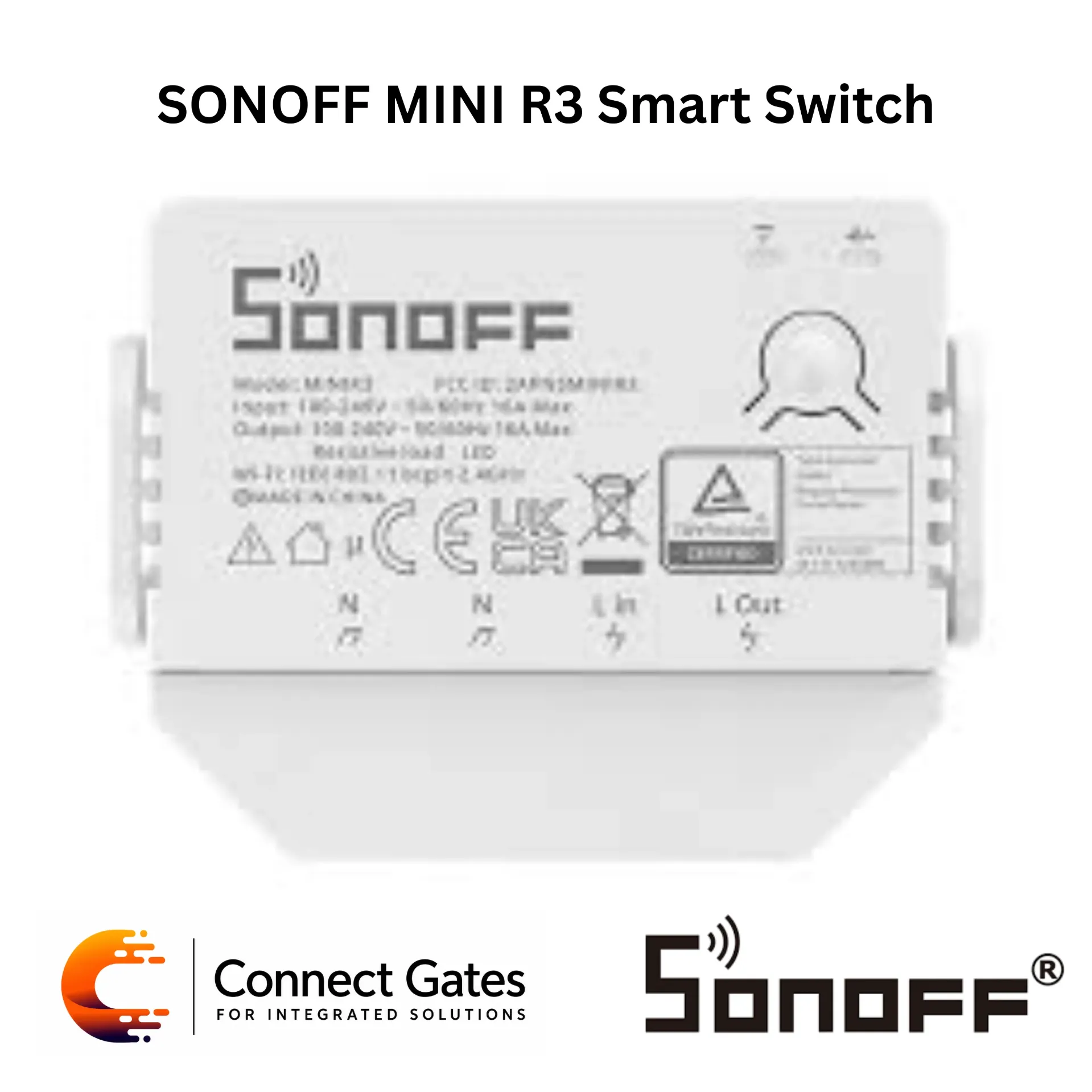 [MINI R3] SONOFF MINIR3 Smart Switch – Compact Wi-Fi Smart Switch Module with eWeLink App Control, Timer Scheduling & Voice Control.