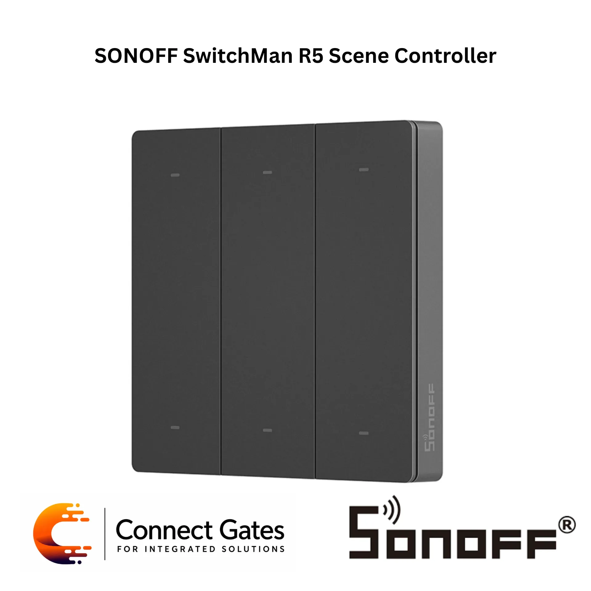[SONOFF SwitchMan R5] SONOFF SwitchMan R5 White Scene Controller – R5 | 6-Key Wireless Scene Remote, eWeLink-Remote Control, 18 Custom Actions, Battery Powered.