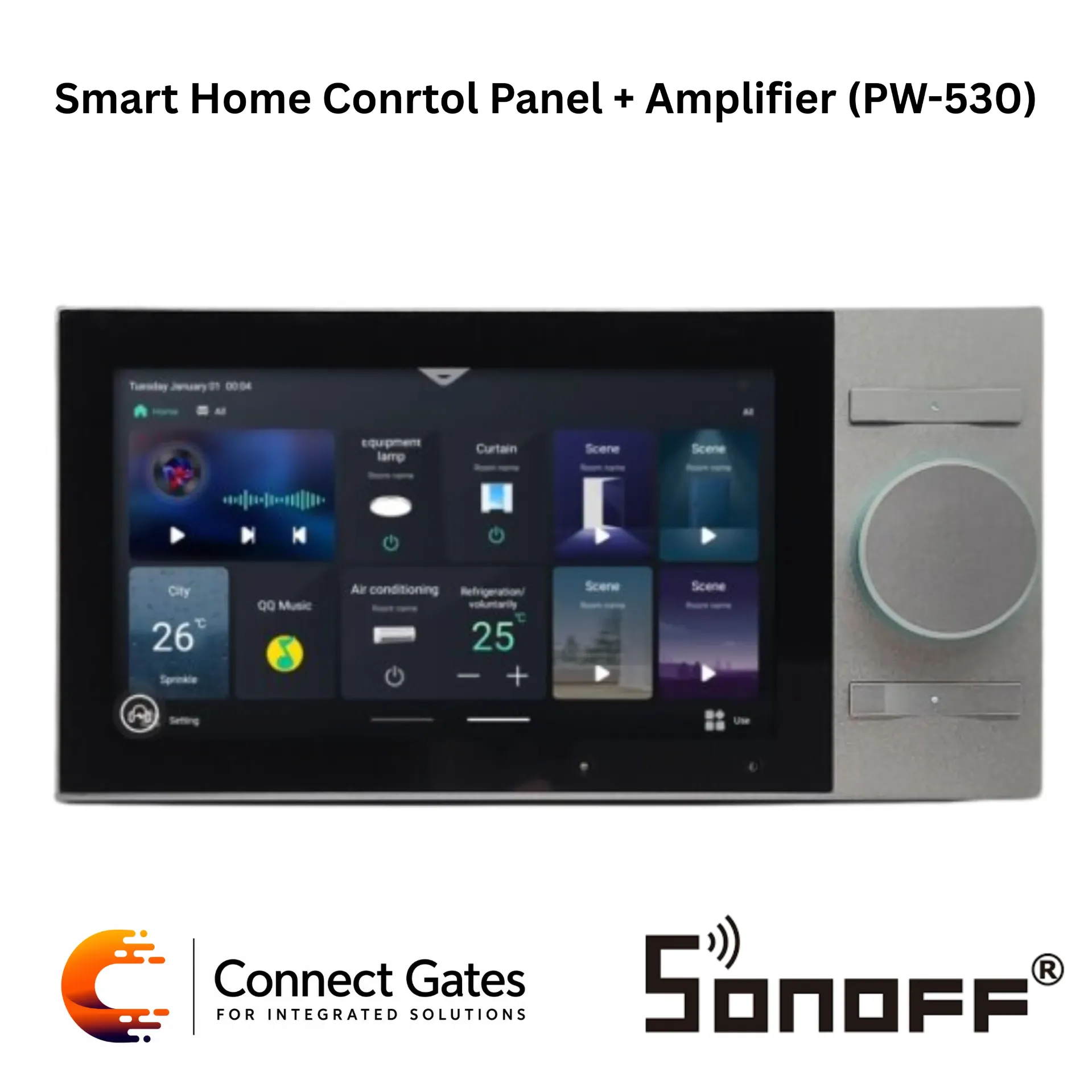 [PW-530] Smart Home Conrtol Panel + Amplifier (PW-530)