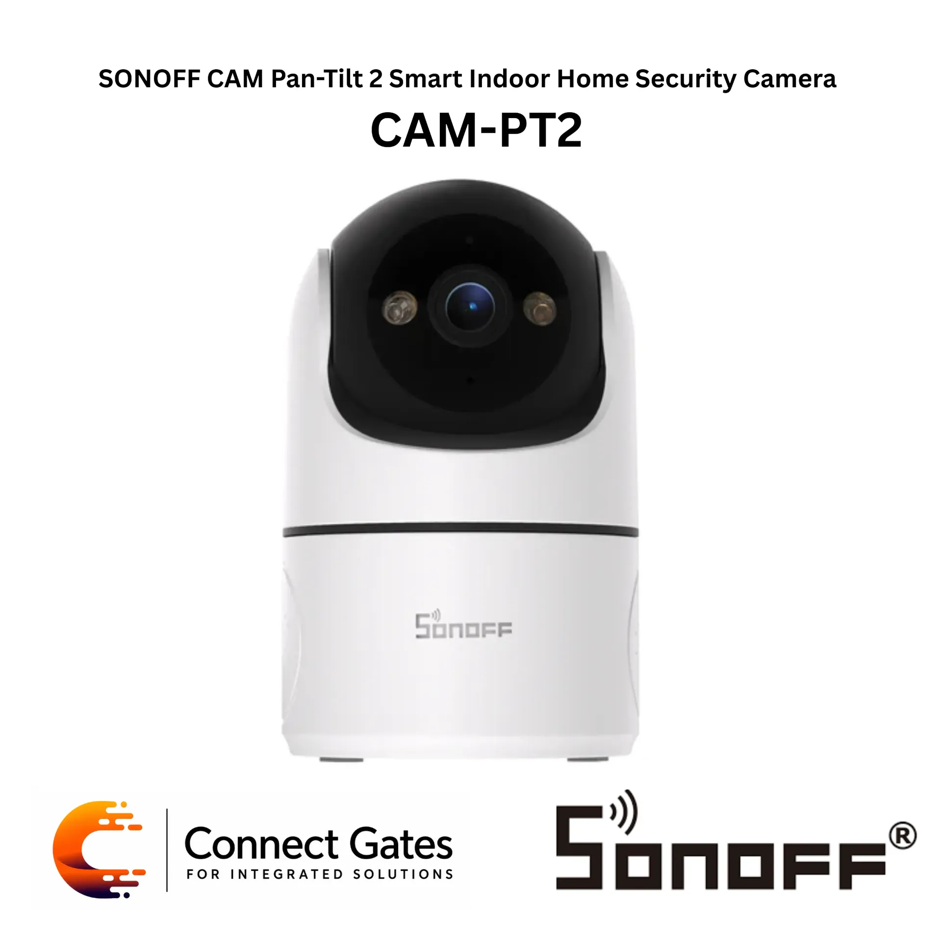 [CAM-PT2] SONOFF CAM Pan-Tilt 2 Smart Indoor Home Security Camera CAM-PT2 – 1080P Wi-Fi Indoor Camera, 360° View, AI Human Detection, Smart Night Vision & Two-Way Audio