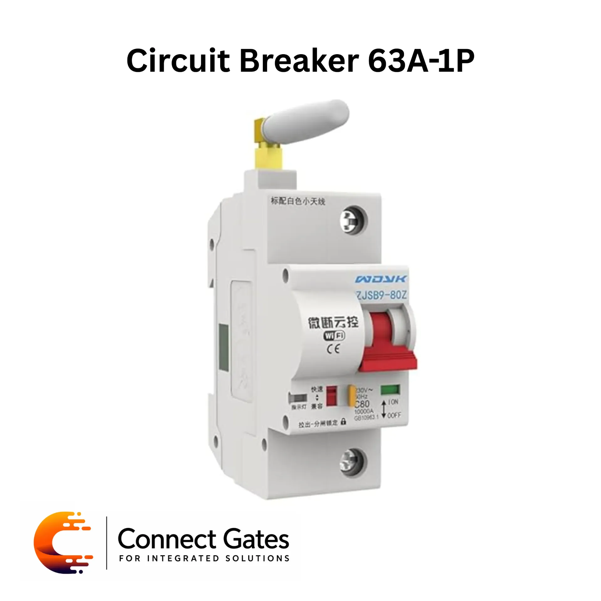[63A-1P] SONOFF 63A 1P Smart Wi-Fi Circuit Breaker – eWeLink Remote Control, AC230V, Time Scheduling & Voice Control.