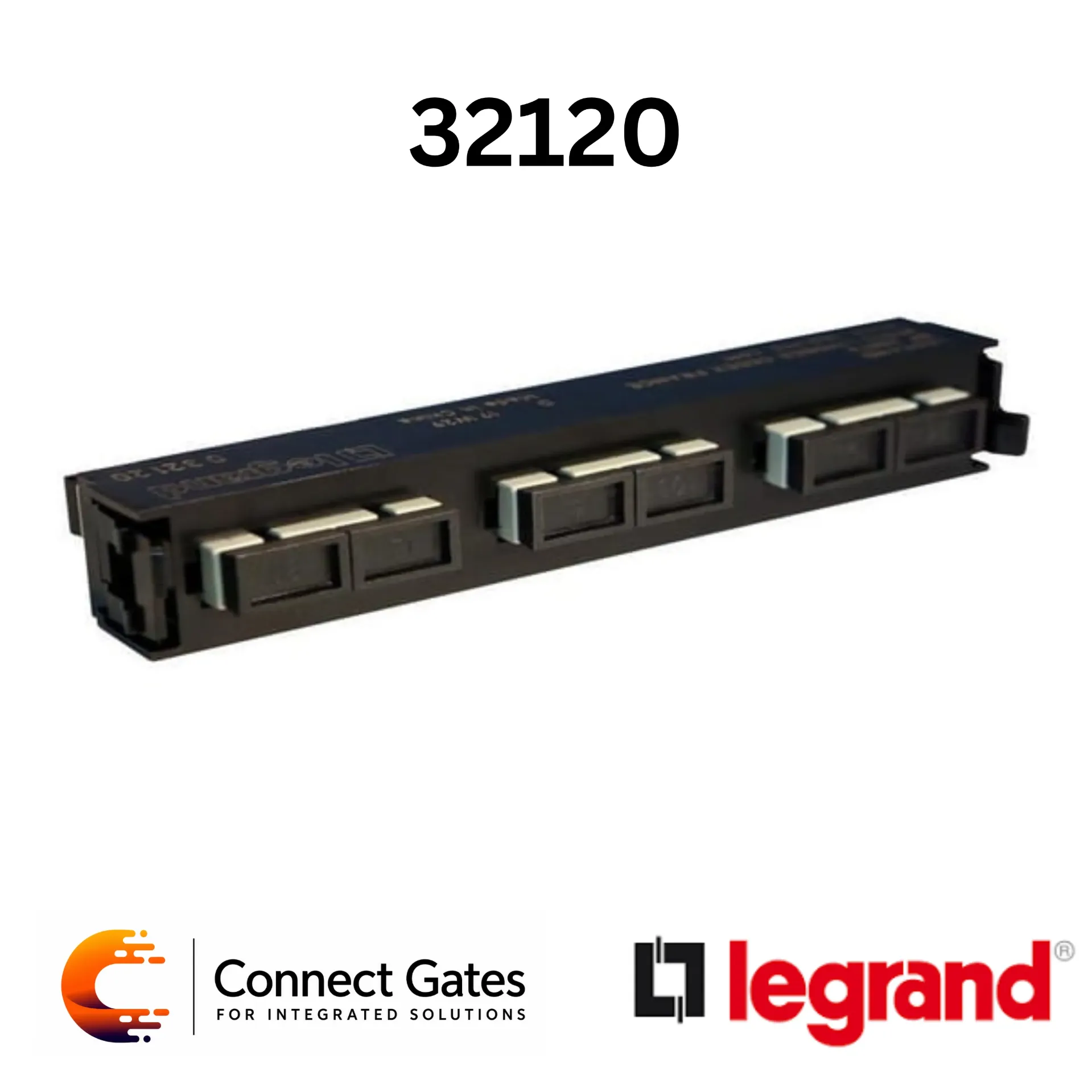 Legrand 0 321 20 SC Duplex Fibre Optic Unit – 6 Multimode Fibres for 19” Modular Fibre Drawers / Linkeo C Series.