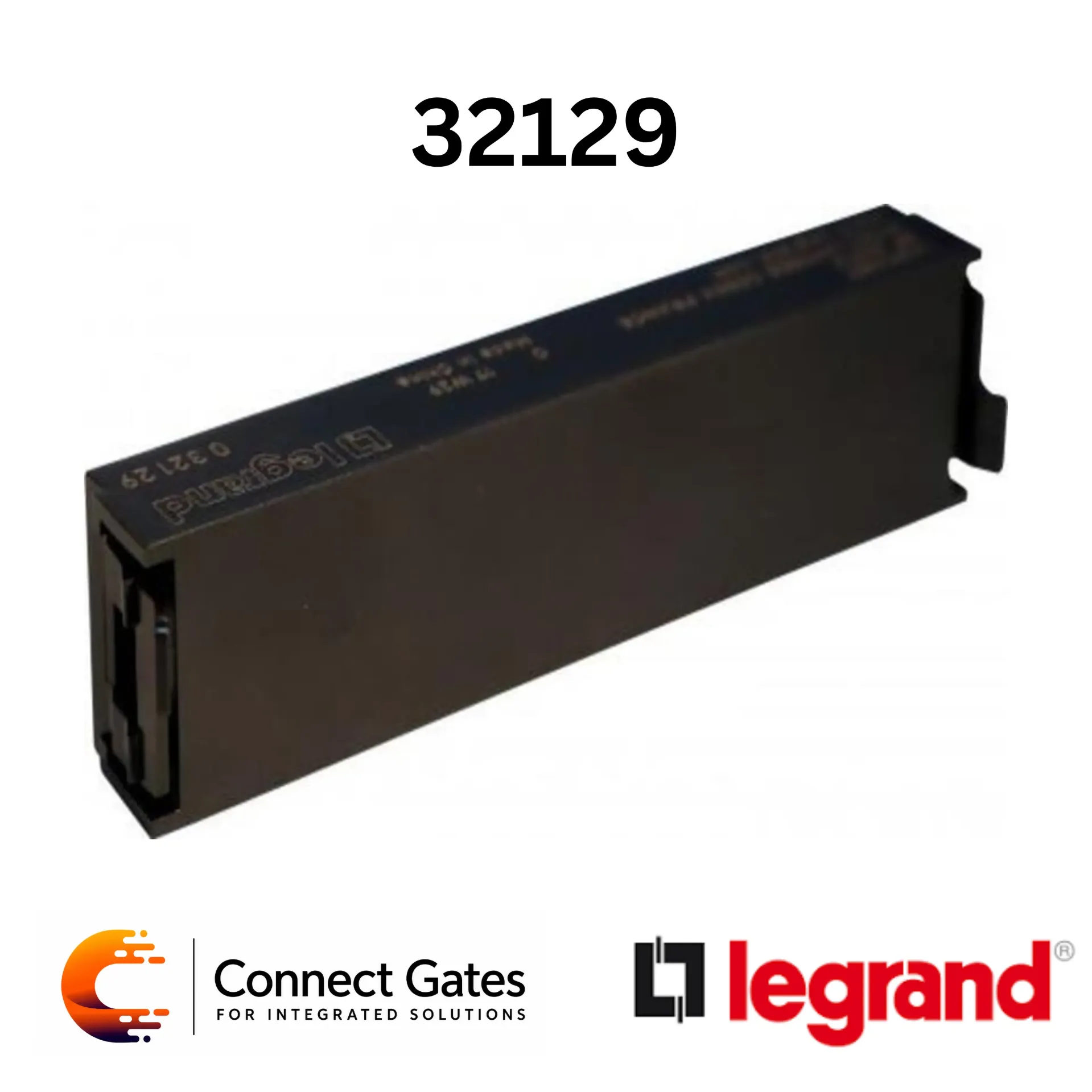 [32129] Legrand 0 321 29 Blanking Plate for 19” Modular Fibre Optic Drawers – Empty Slot Cover Module.