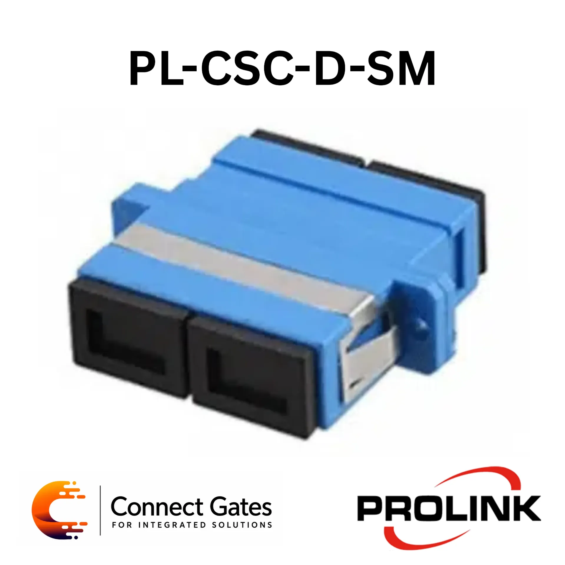 Prolink PL-CSC-D-SM SC Duplex Single Mode Fibre Optic Coupler – SM 9/125, Blue, Low Insertion Loss