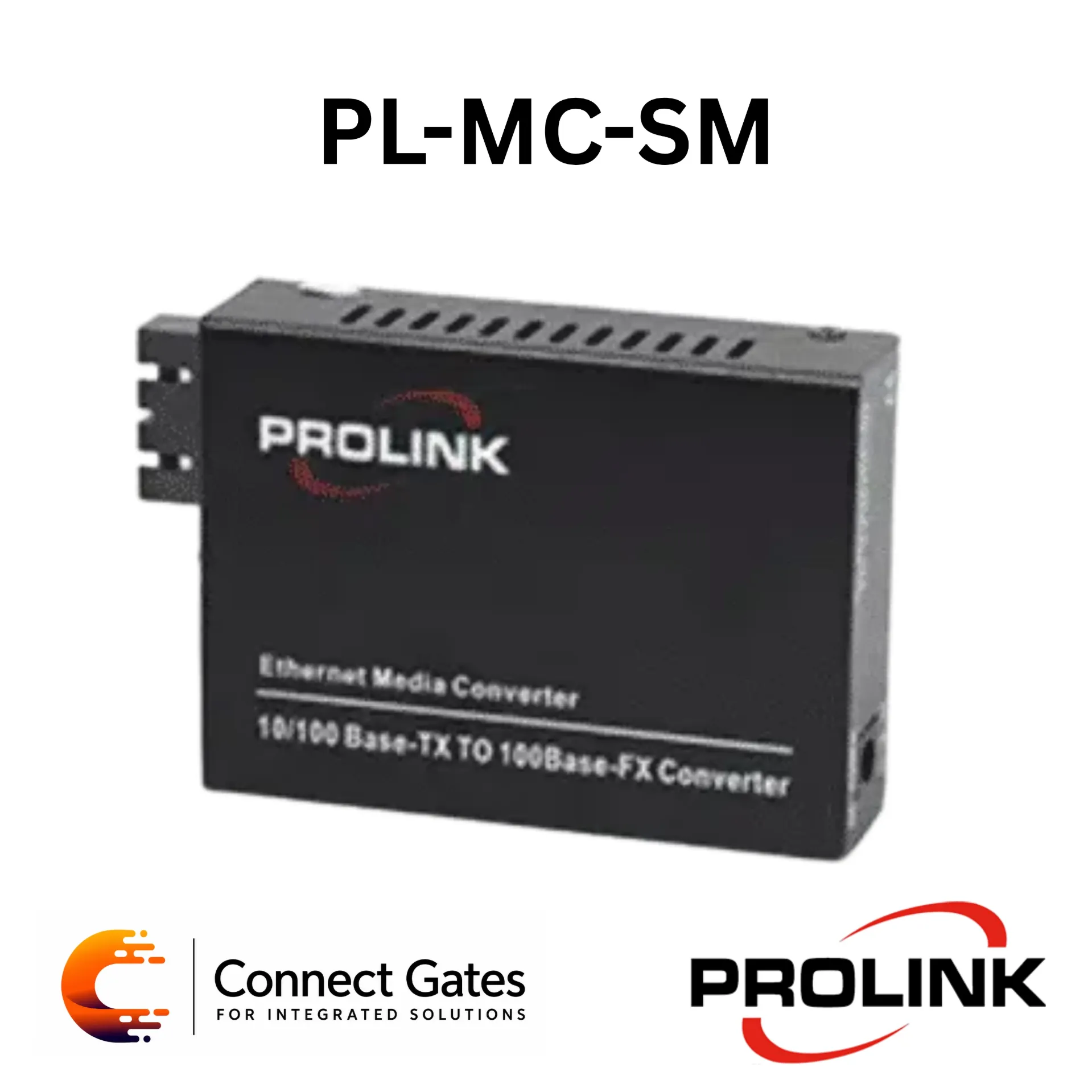 Prolink PL-MC-SM Gigabit Ethernet to Single Mode Fibre Media Converter – 10/100/1000Mbps, SC Fibre Port, Long-Distance Network Extension