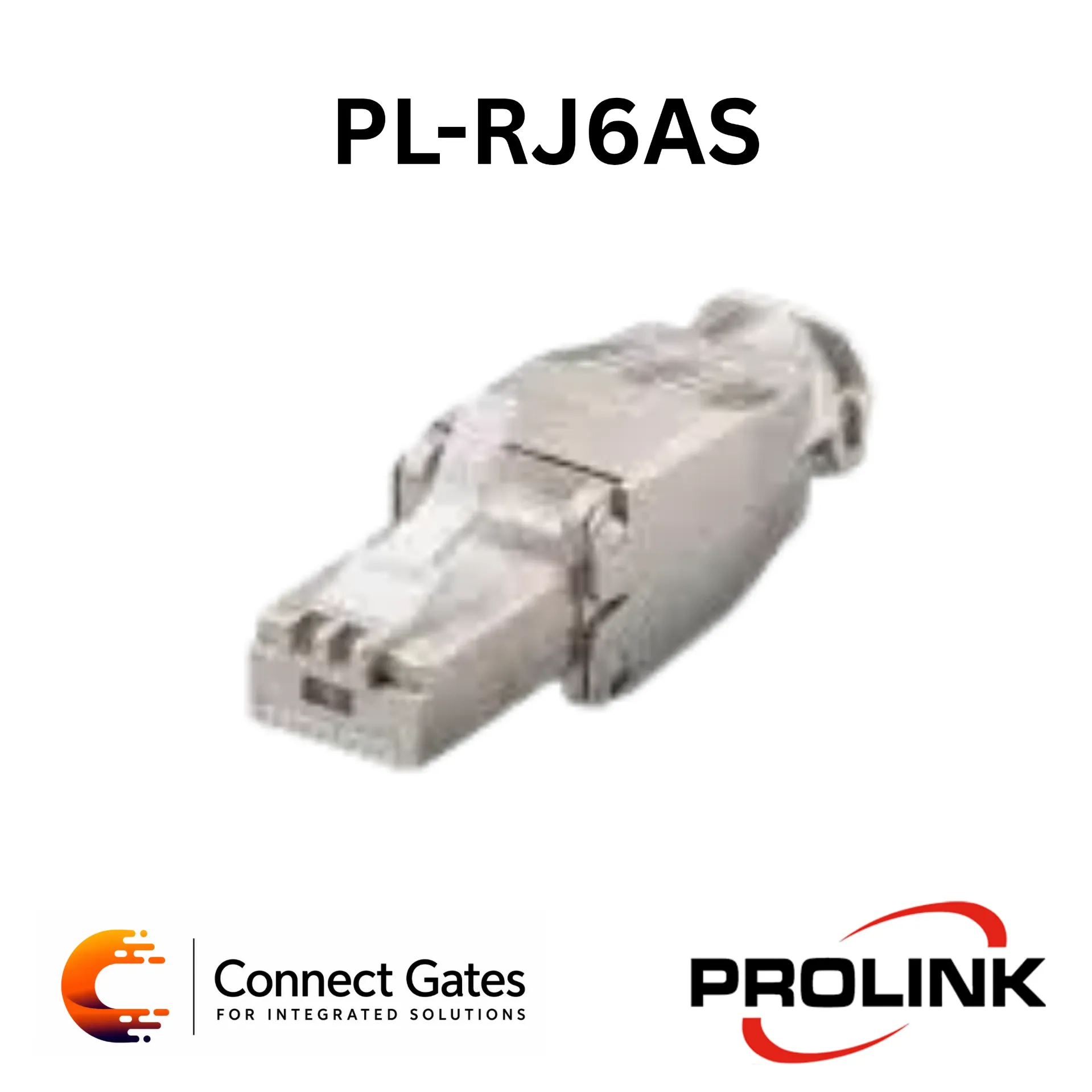 [PL-RJ6AS] Prolink PL-RJ6AS Cat6A Shielded RJ45 Connector – FTP/STP Modular Plug for High-Speed Network Cable Termination