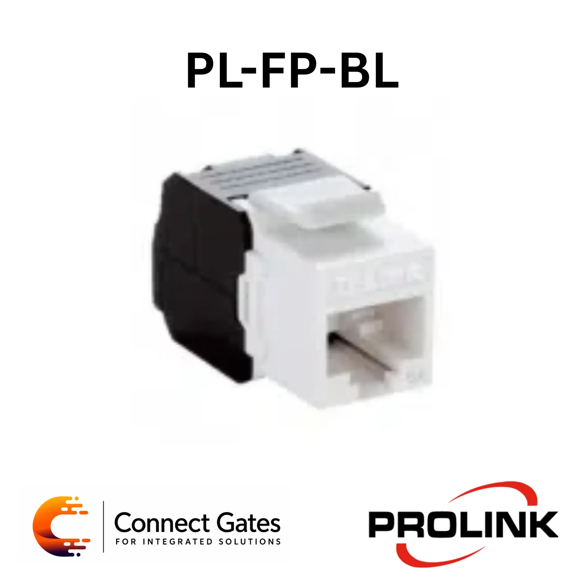 [PL-FP-BL] Prolink PL-FP-BL Single Port Network Faceplate – Blue RJ45 Wall Plate for Keystone Jack Outlet